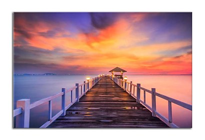 Fototapeta Pier and Sunset 24760